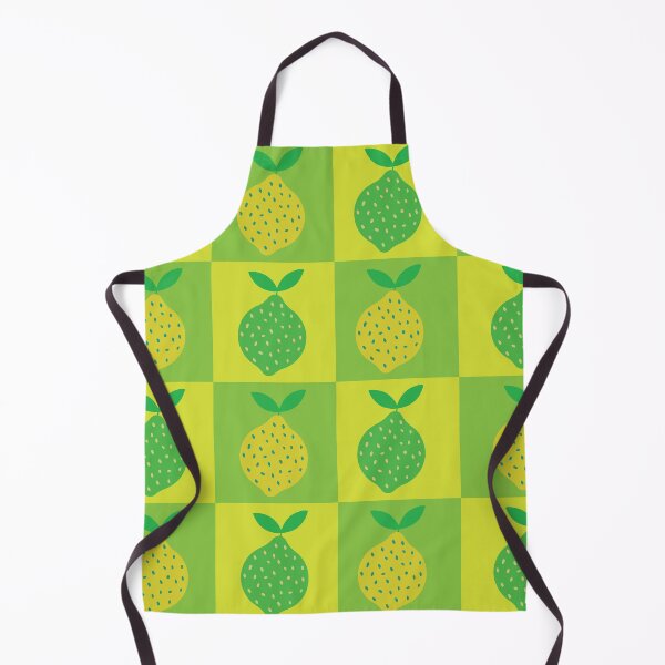 Item preview, Checkered Green and Yellow Lemons Pattern  designed and sold by Yasminepatterns .