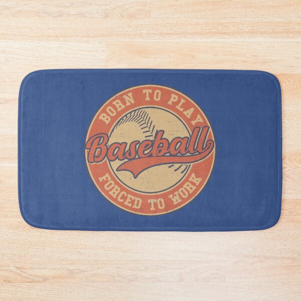 Item preview, Vintage Baseball - Born to Play Forced to Work - Baseball player designed and sold by brindled.