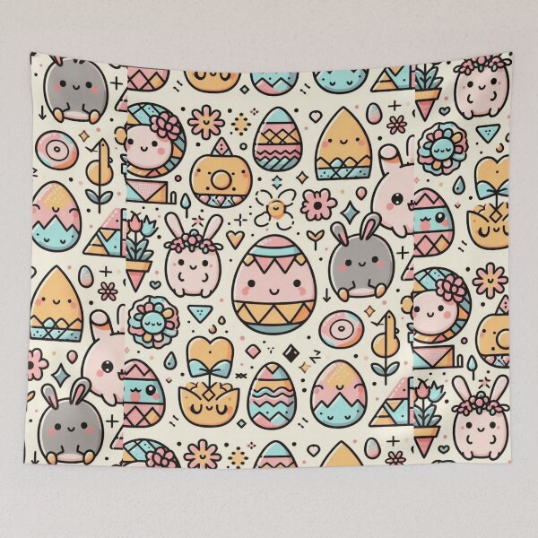 Item preview, Kawaii vintage Easter designed and sold by Tw1nsAIArt.