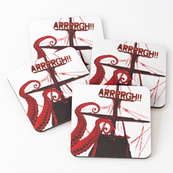 Item preview, Pirate Ship red and black designed and sold by TheBruce77.
