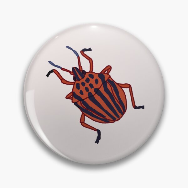 Item preview, Semipunctated Shield Bug (Graphosoma semipunctatum) designed and sold by WaterbugWorks.