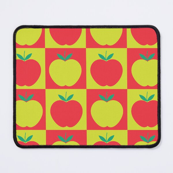 Item preview,  Checkered Red and Yellow Apples Pattern  designed and sold by Yasminepatterns .