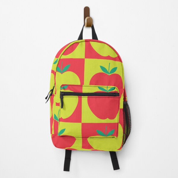 Item preview, Checkered Red and Yellow Apples Pattern designed and sold by Yasminepatterns .