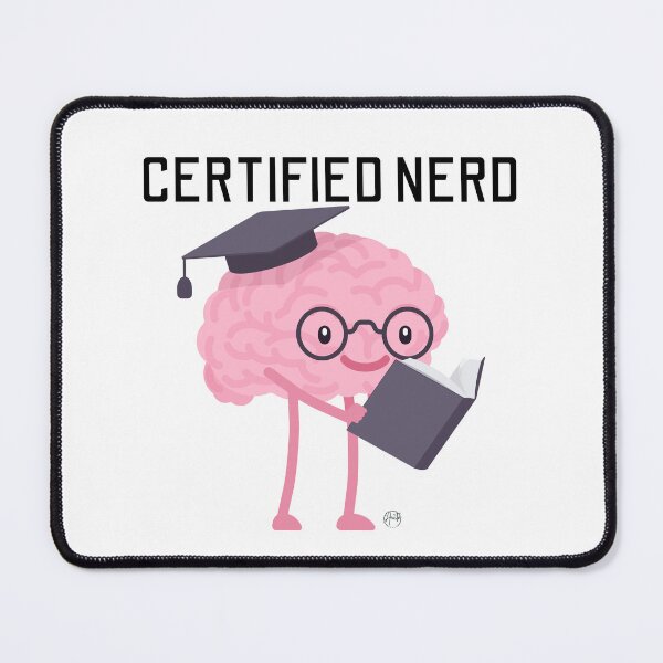 Item preview, Certified Nerd designed and sold by Anita Ohulo.