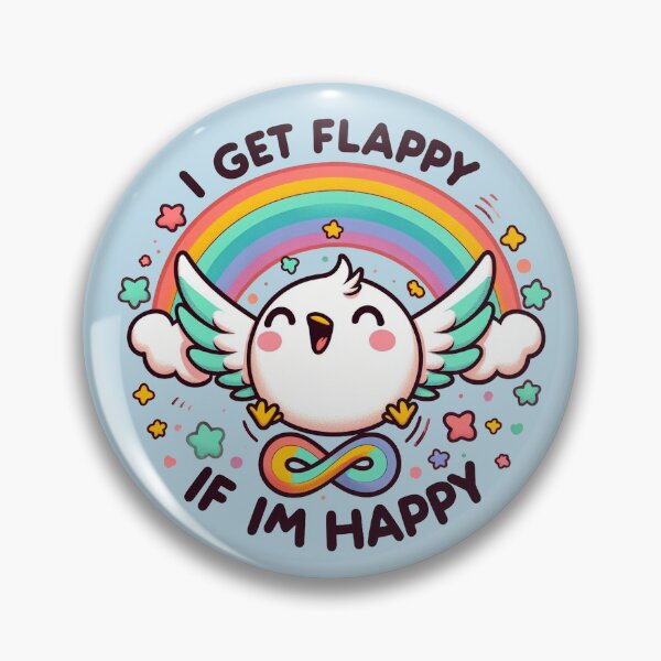 Item preview, I get flappy if im happy designed and sold by Vkinsify.