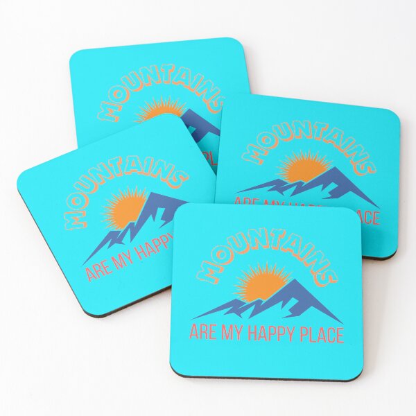 Item preview, Mountains Are My Happy Place Outdoors designed and sold by binxlystudio.