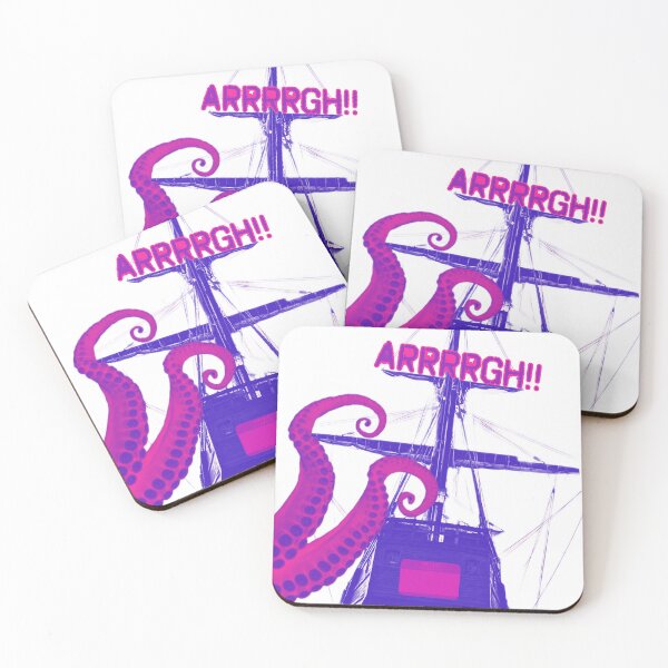 Item preview, Name tag version: Pirate ship design with name for party fun! designed and sold by TheBruce77.