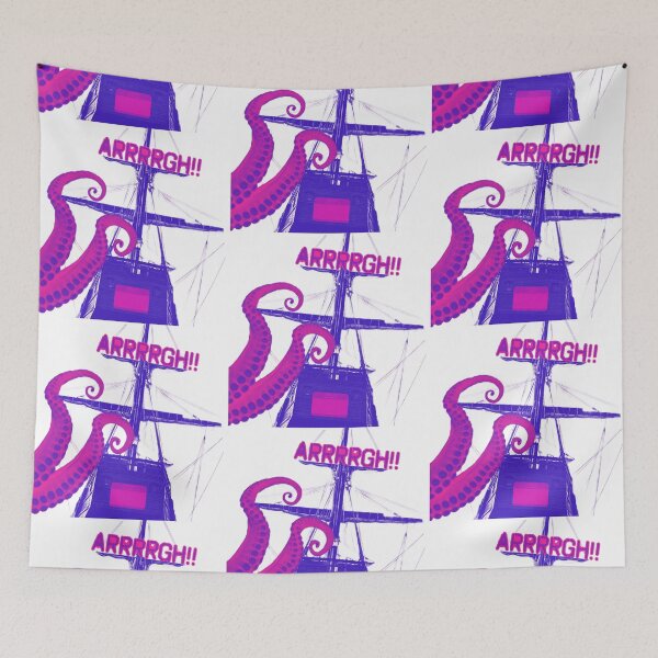 Item preview, Name tag version: Pirate ship design with name for party fun! designed and sold by TheBruce77.