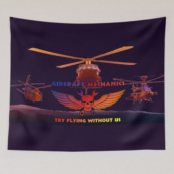 Item preview, AIRCRAFT HELICOPTER MECHANIC designed and sold by THE AMERICAN TEEVANGELIST.