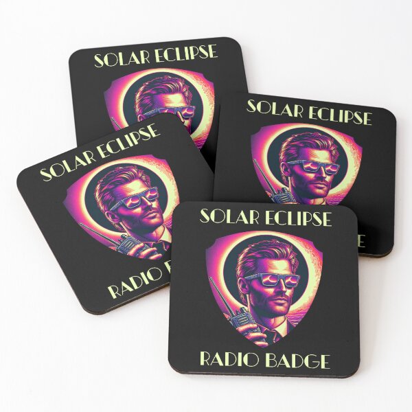Item preview, Solar Eclipse Radio Badge April 8th Radio Operator Amateur Radio Ham Radio Cool Gifts For Amateur Radio Lovers Radio Operators Amateur Radio Enthusiasts Total Solar Eclipse 2024 Solar Eclipse fans designed and sold by Waves-of-Art.
