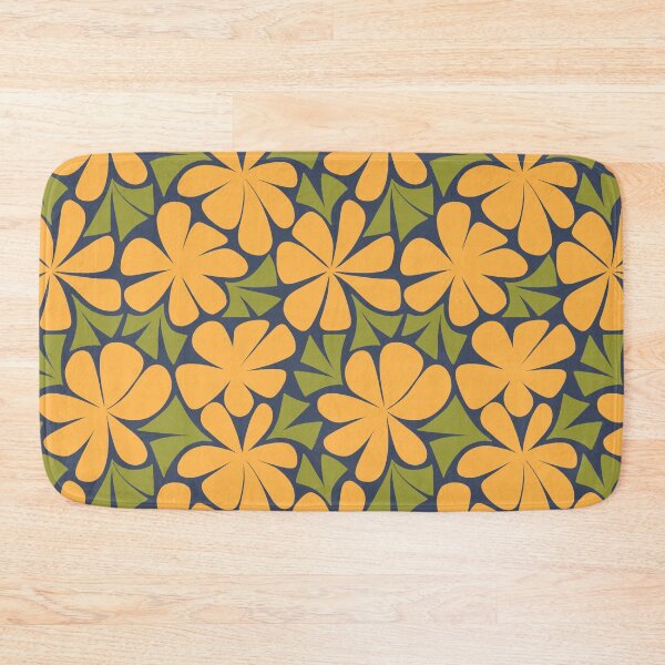 Item preview, funky flowers light orange designed and sold by Sara Frane.