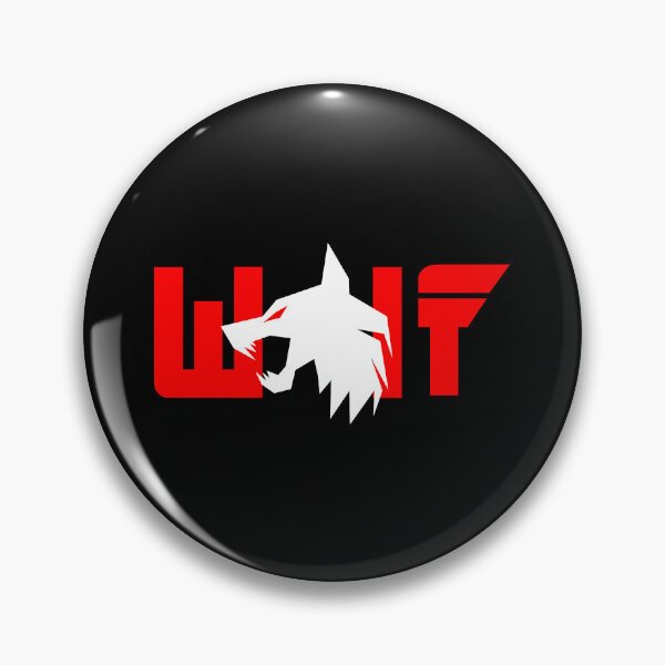 Item preview, White wolf with red eyes and red letters designed and sold by the Zarock Shop.