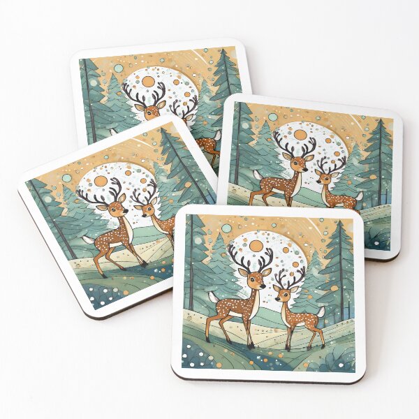 Item preview, Duo Little Cutie Naturel Deer designed and sold by omerfdln34.