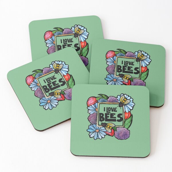 Item preview, I Love Bees designed and sold by FrictionMaxxing.