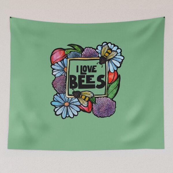 Item preview, I Love Bees designed and sold by FrictionMaxxing.