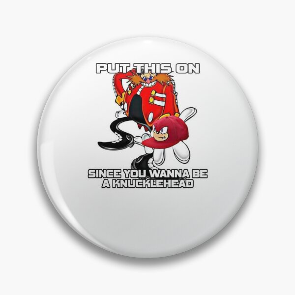 Item preview, Knucklehead Eggman Sonic the Hedgehog Meme designed and sold by neogirl.