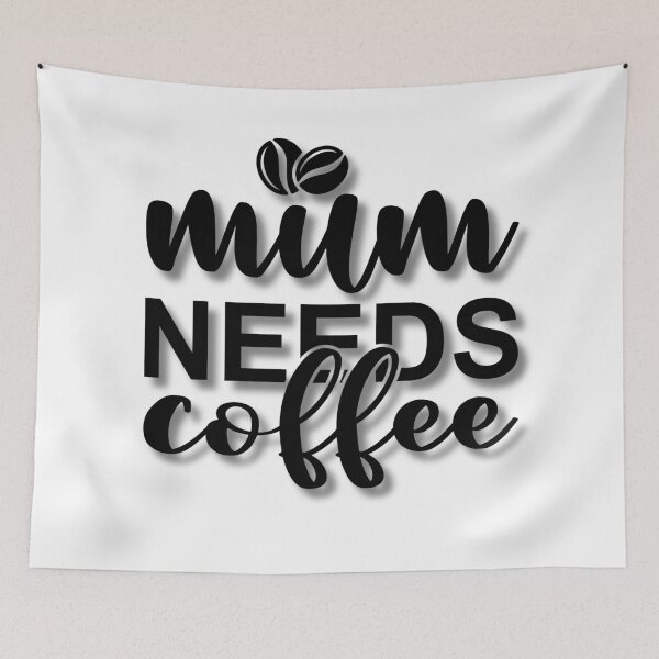 Item preview, Coffee cup with text mum needs  ciffe designed and sold by Lunaawga.