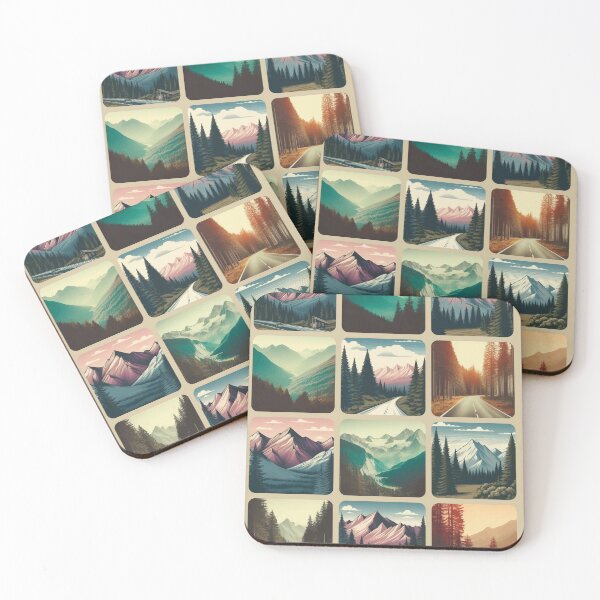 Item preview, Nature, posters, mountains, forest, road  designed and sold by Pretzel-G92.