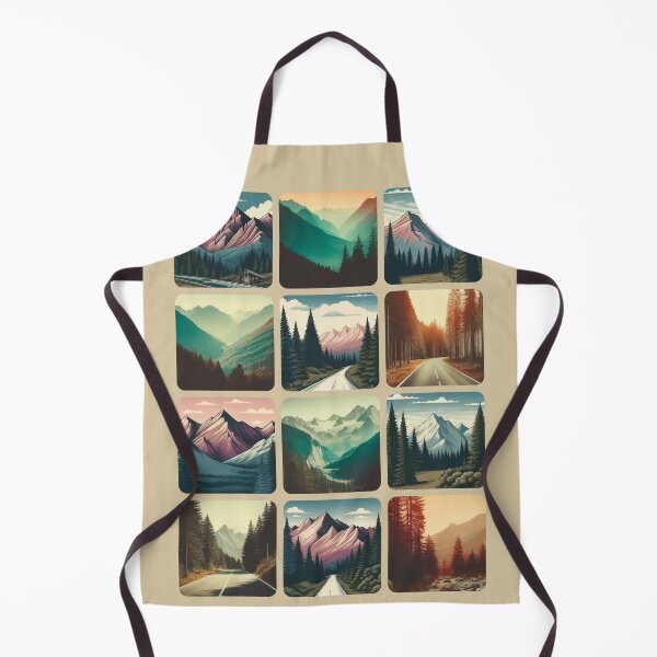 Item preview, Nature, posters, mountains, forest, road designed and sold by Pretzel-G92.