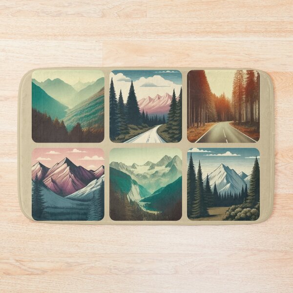 Item preview, Nature, posters, mountains, forest, road  designed and sold by Pretzel-G92.