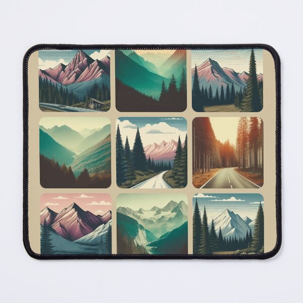 Item preview, Nature, posters, mountains, forest, road designed and sold by Pretzel-G92.