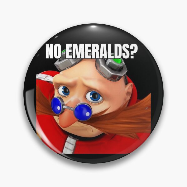 Item preview, No Emeralds Eggman Sonic the Hedgehog Meme designed and sold by neogirl.