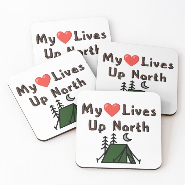 Item preview, My Heart Lives Up North designed and sold by MuggzNMore.