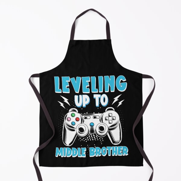 Item preview, Leveling up to Middle Brother, gamer new brother Toddler designed and sold by Dapper-Art.