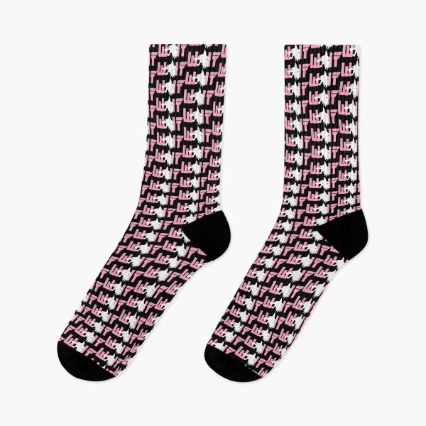 Item preview, White wolf with red eyes and Pink letters designed and sold by the Zarock Shop.