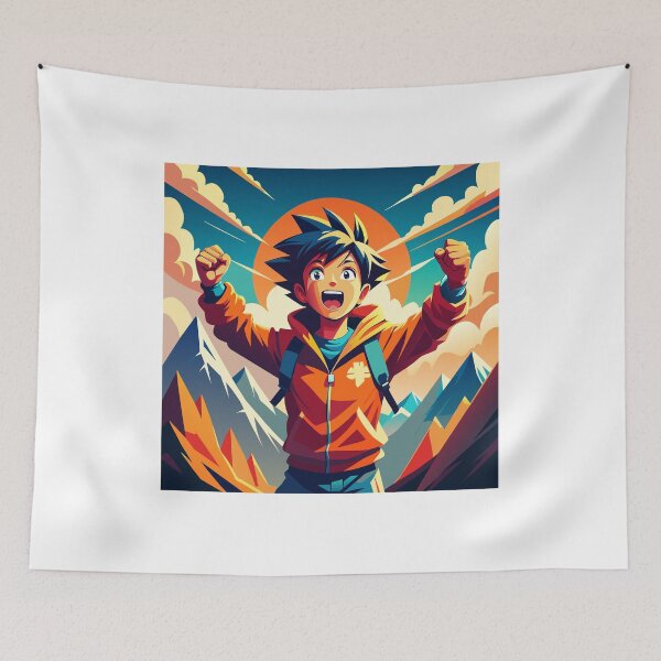 Item preview, Unleashing the Spirit of Adventure: Join Kazuki on Thrilling Hiking Expeditions and Discover the Beauty of Nature designed and sold by Rosa Elena Albornoz Mendez.
