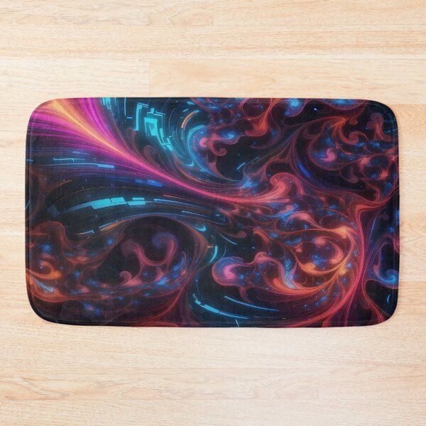 Item preview, Ethereal Cosmic Swirls in Vibrant Neon Hues designed and sold by ArtComixHaven.
