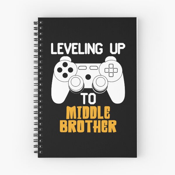 Item preview, Leveling up to Middle Brother, gamer new brother Toddler designed and sold by Dapper-Art.