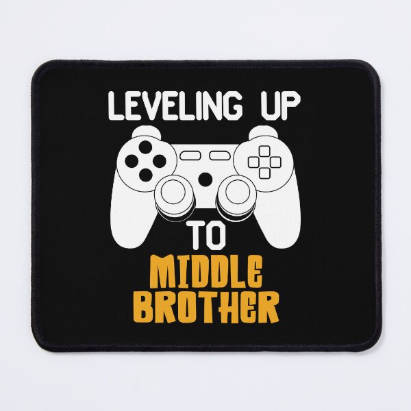 Item preview, Leveling up to Middle Brother, gamer new brother Toddler designed and sold by Dapper-Art.