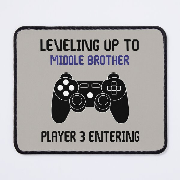 Item preview, Leveling up to Middle Brother, gamer new brother Toddler designed and sold by Dapper-Art.