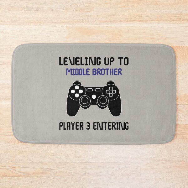 Item preview, Leveling up to Middle Brother, gamer new brother Toddler  designed and sold by Dapper-Art.