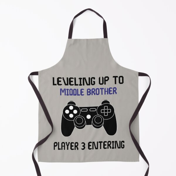 Item preview, Leveling up to Middle Brother, gamer new brother Toddler designed and sold by Dapper-Art.