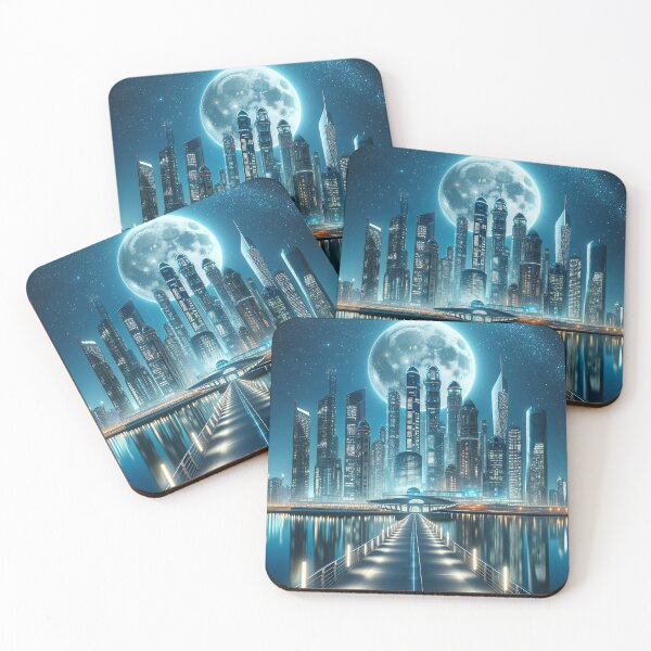 Item preview, Moonlight metropolis designed and sold by Cerberus-Art.