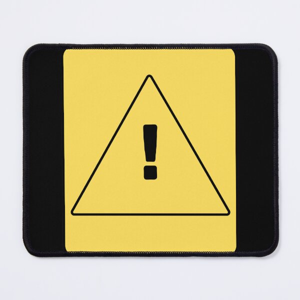 Item preview, Yellow Warning Triangle Sign designed and sold by MtValleyDesign.