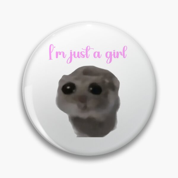 Item preview, Sad Hamster, I'm just a girl designed and sold by hyperVogue.