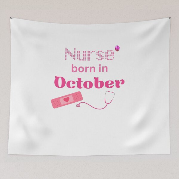 Item preview, Nurse Born in October designed and sold by DuchessNursDsgn.