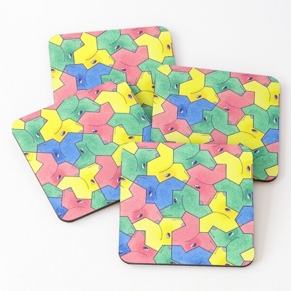 Item preview, Dog Tessellation of Aperiodic Monotile designed and sold by tessellationfan.