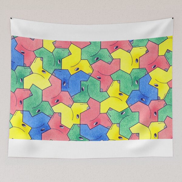 Item preview, Dog Tessellation of Aperiodic Monotile designed and sold by tessellationfan.