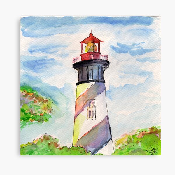 Item preview, St. Augustine Lighthouse in a Pastel Sunset designed and sold by The-Spindrifter.