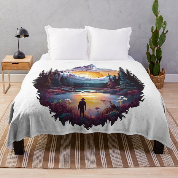 Item preview, Mountain Sunrise Solitude - National Park Essence designed and sold by VoyteksDesigns.