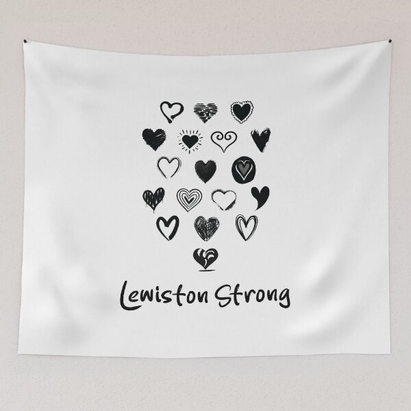 Item preview, Lewiston strong 18 lives lost designed and sold by RogueDustBunny.