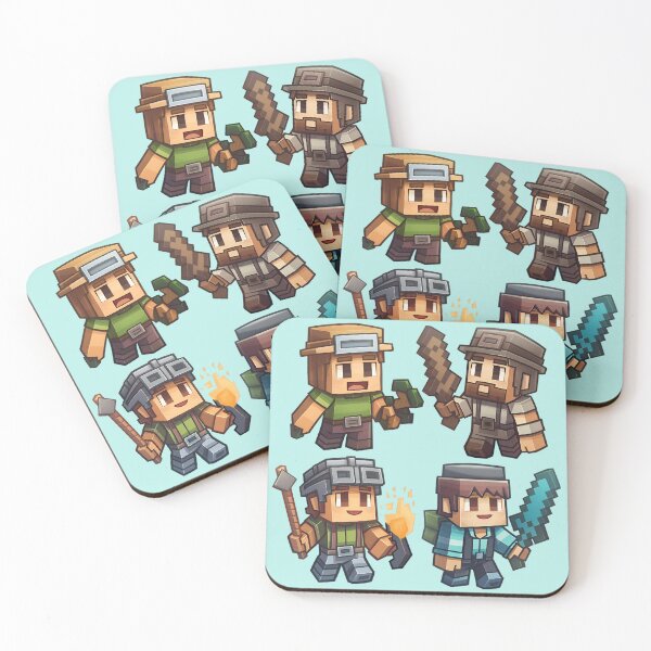 Item preview, Blue Pixel Warrior designed and sold by MidArtFusion.