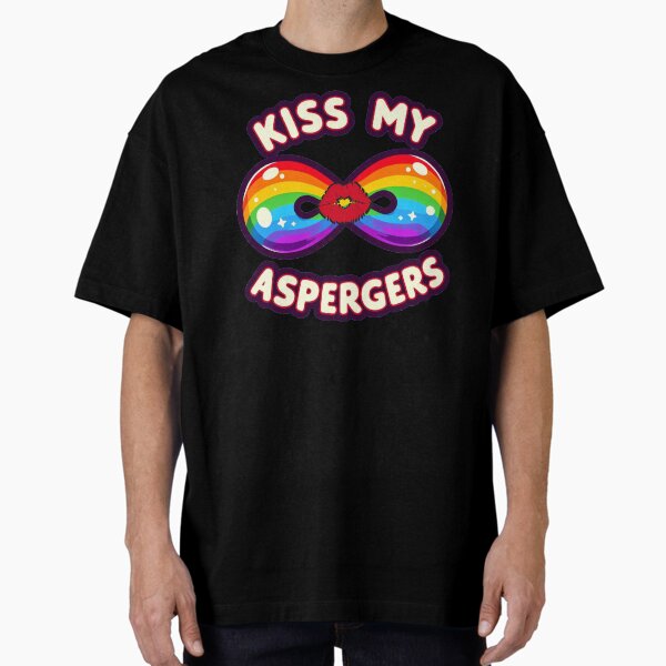 Item preview, Kiss my aspergers designed and sold by Vkinsify.