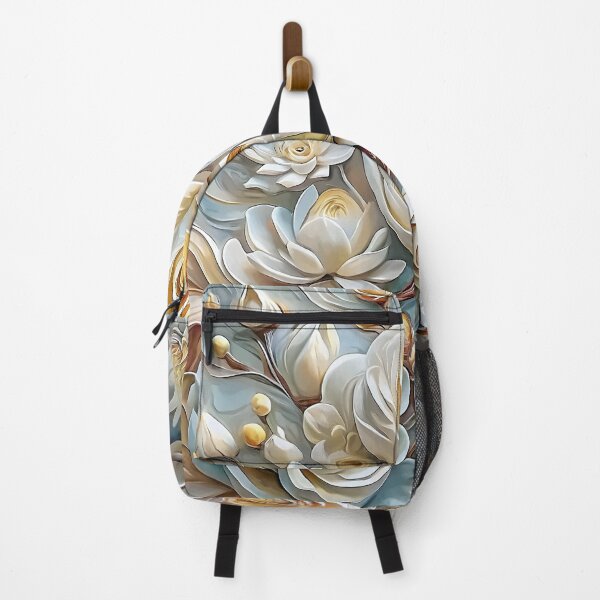 Item preview, Elegant floral bas-relief 3D pattern of beautiful white roses designed and sold by Rostislav Bouda.