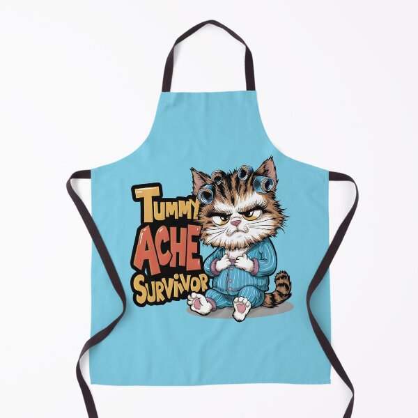Item preview, Tummy Ache Survivor Cute Cat Lovers Funny designed and sold by jteart.
