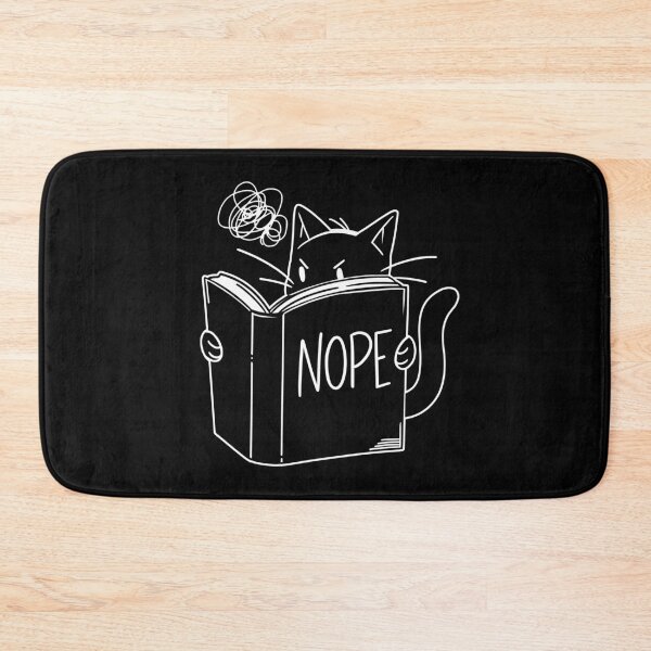 Item preview, Cat Reading Book NOPE by Tobe Fonseca designed and sold by Tobe Fonseca®.